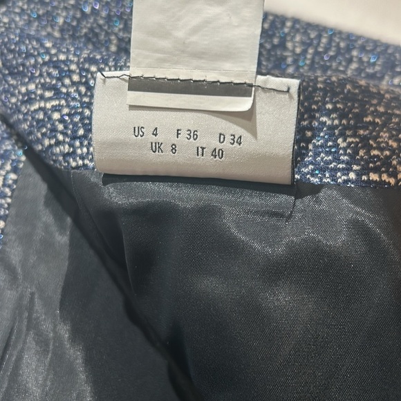 AKRIS PUNTO Blue Skirt Size 4 - Picture 9 of 11